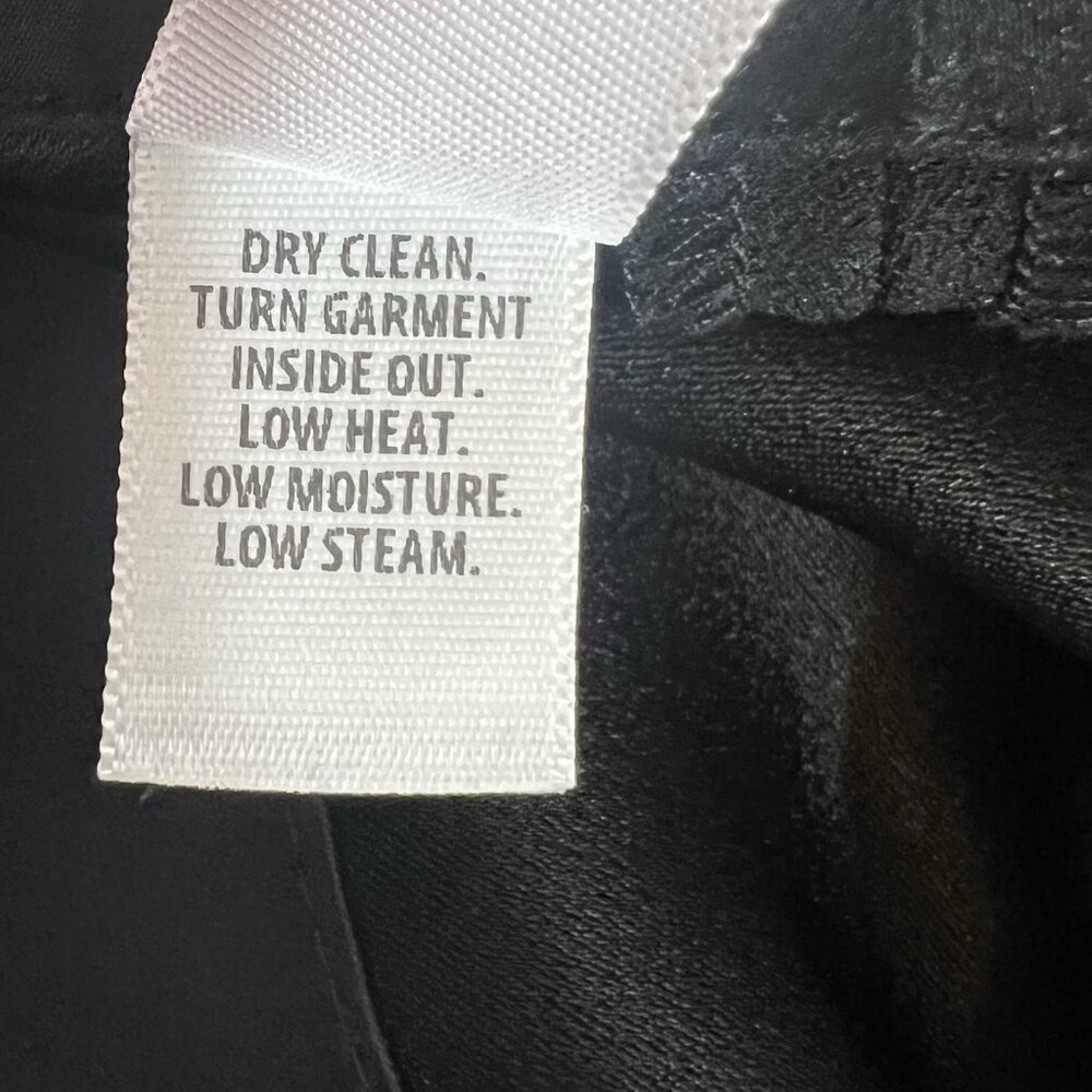 St. John Women’s Wide Leg Dress Pants Size 12 Black High Rise Zipper - Picture 12 of 12